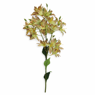 Lilie větev 66 cm zelená