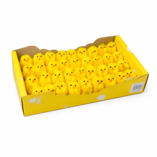 Kuřátka přízdoba 3 cm 40 ks