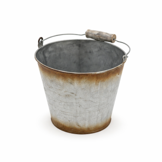 Kyblík plech 13,5 cm dekor