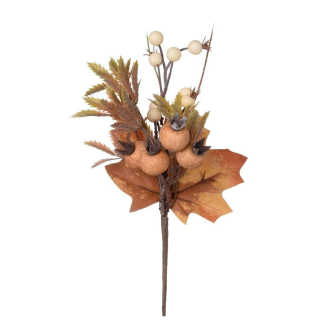 Větev šípky bobule listy 27 cm