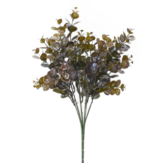 Eucalyptus 38 cm metal modrý
