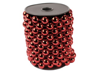 Vánoční řetěz kuličkový 14mm 5m bordo