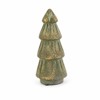Stromek cement 19,5 cm hnědá patina