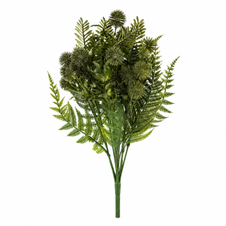 Echinops tmavězelená metal 38 cm