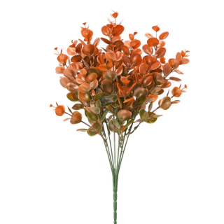 Eucalyptus metal 38 cm oranžová