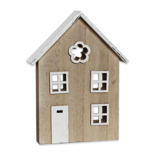 Domek dřevo 21,5 cm naturál
