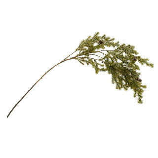 Větev smrk 95 cm pozlacená