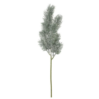 Větev borovice 41 cm zasněžená glitter
