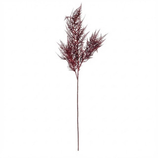 Kapradina 96cm červená glitter